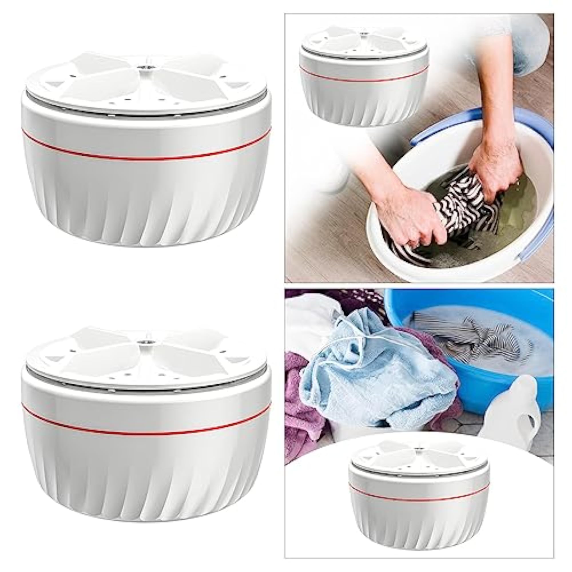 Mini Washing Machine for Household Laundry, Ideal for Bathroom & Camping