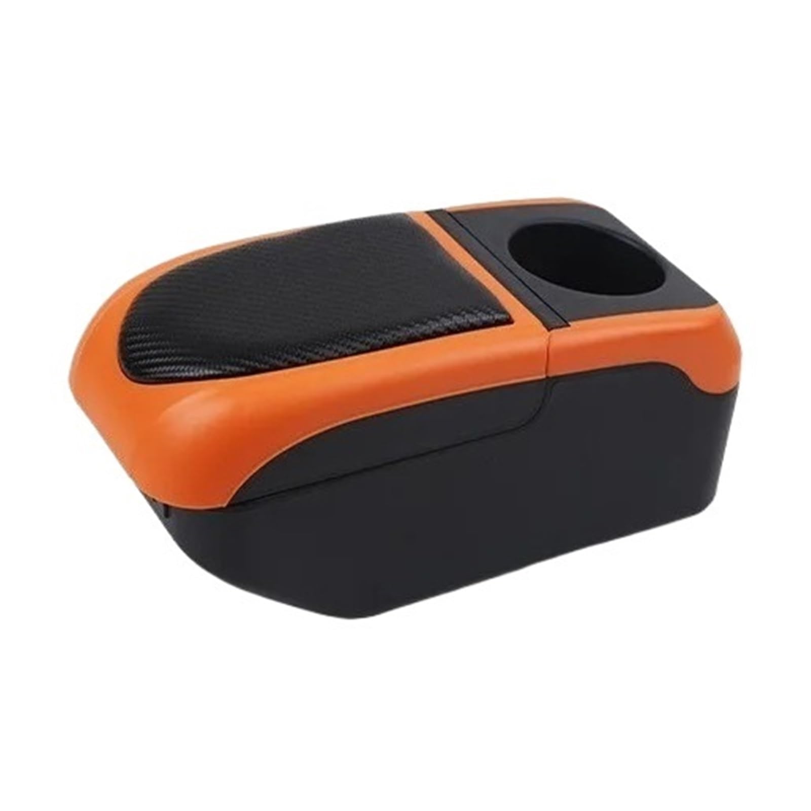 Umdjju A1 Black-Orange 6Usb For Dacia For Sandero For Logan 2 2000-2022 Car Armrest Box Storage Accessories Car Centre Console Armrest Box(A1 Black-Orange 6Usb)