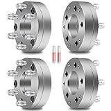 SCITOO 4X 5x5 to 6x5.5 Wheel Spacers Adapters 6 Lug 14x1.5 78.1mm 2' fits for 1979-1986 for C1500 1999-2014 for Grand for Cherokee 1975-1986 for C10