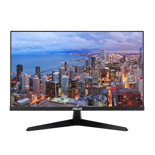 Image of Asus VY249HF 24-inch 1920 x 1080 Full HD LED Backlit LCD Frameless Monitor, 2-Pack Bundle with HDMI, Adaptive-Sync, Eye Care, 100Hz 1ms Smooth Motion and Desk Mount Dual Monitor Stand