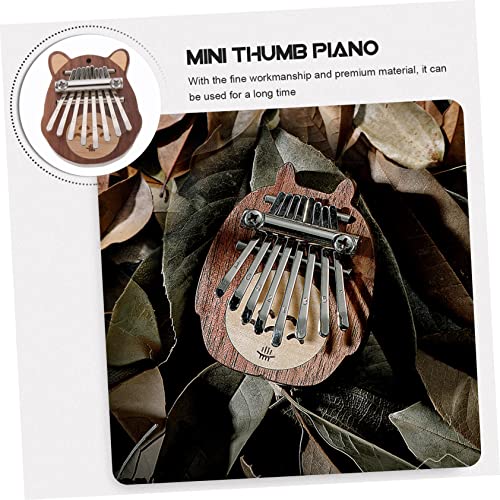 SUPVOX 1 Conjunto Oitava Kalimba Cristal Presentes Pianos Para Crianças Brinquedos De Madeira Inicia
