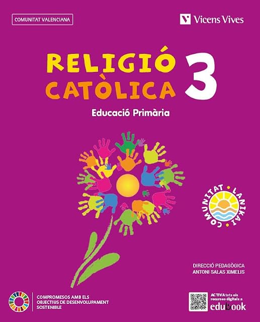 Portada de Religió Catòlica 3º Educacion Primaria. Lanikai Valencia