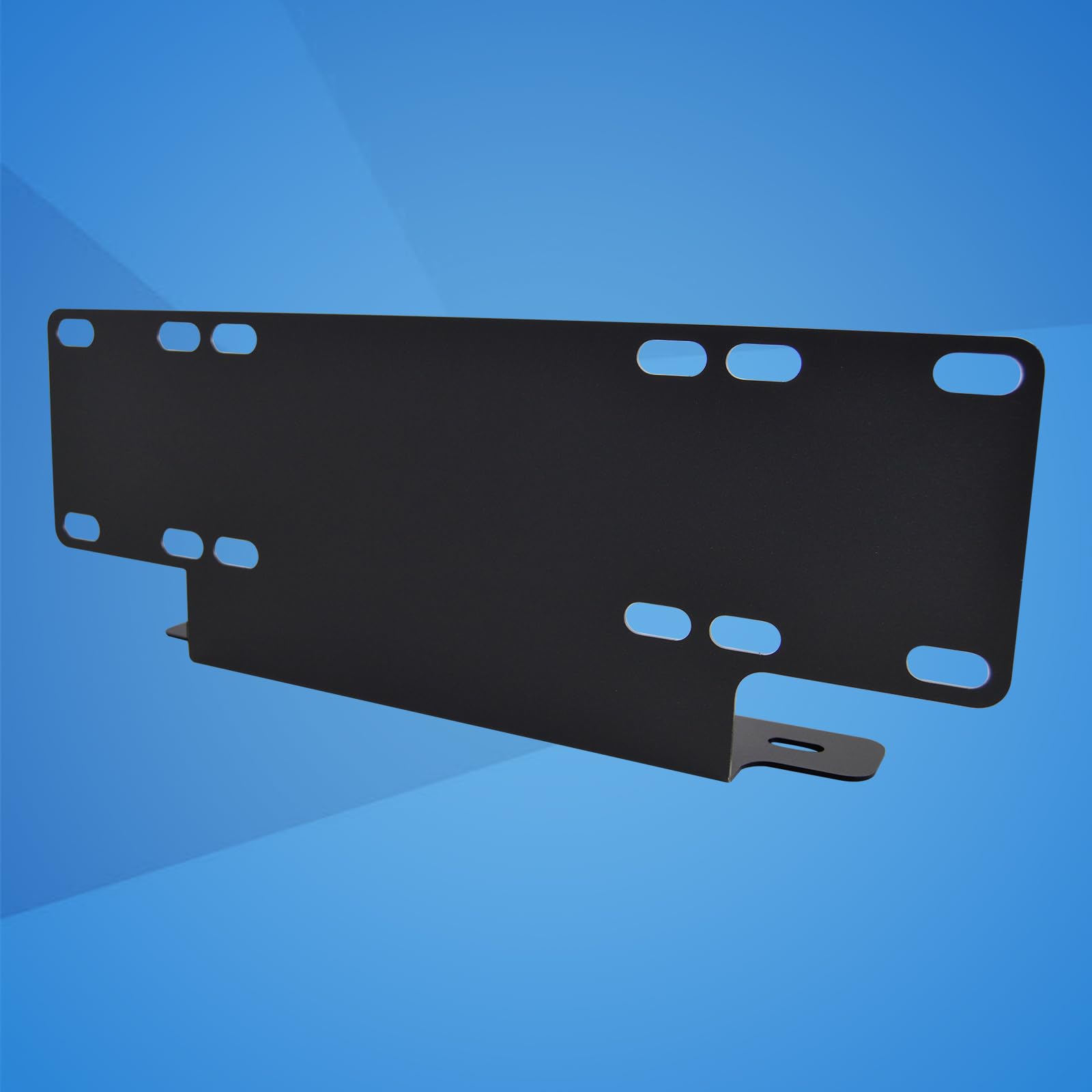 Barre de Protection Universelle de 15 Pouces Noir, Support de Barre Lumineuse et de Plaque d'Immatriculation pour Pare-Chocs Avant, Support pour Conduite Tout-Terrain, Feux de Travail