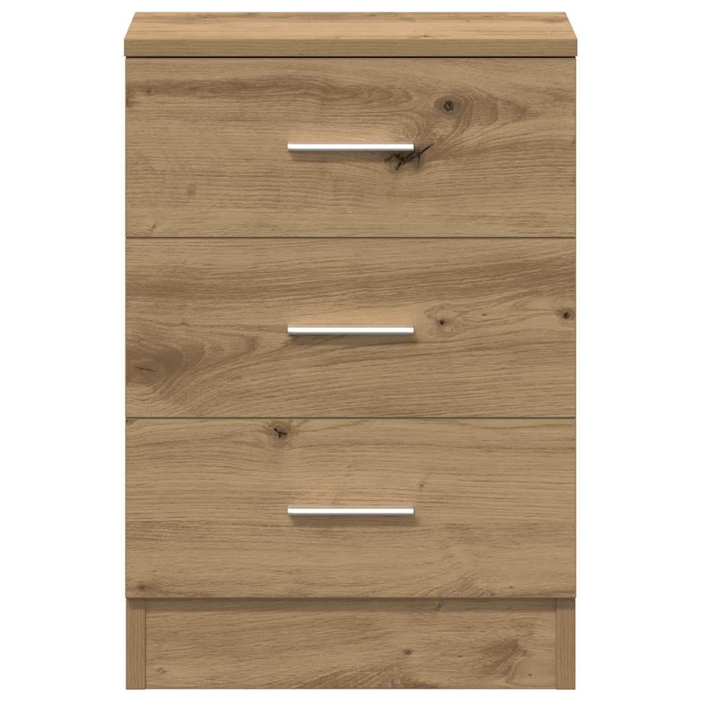 vidaXL Szafka nocna Artisan Oak 38x35x55 cm Drewno klejone