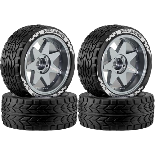 Pneus rallye 1/10 gomme tendre pour rouler sur terre et asphalte en Tamiya