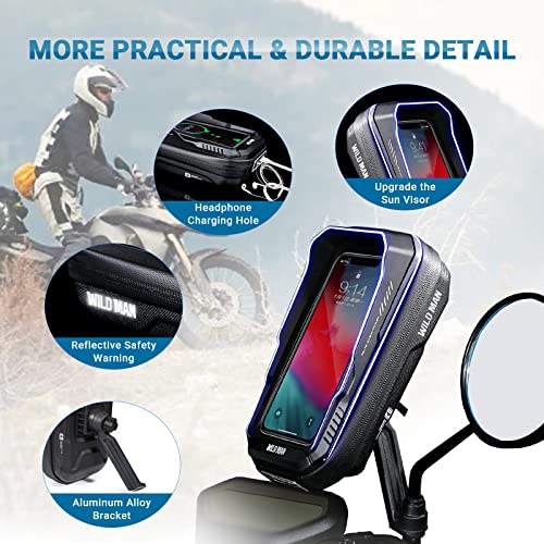VOBUKE Porta Cellulare Moto Impermeabile Supporto