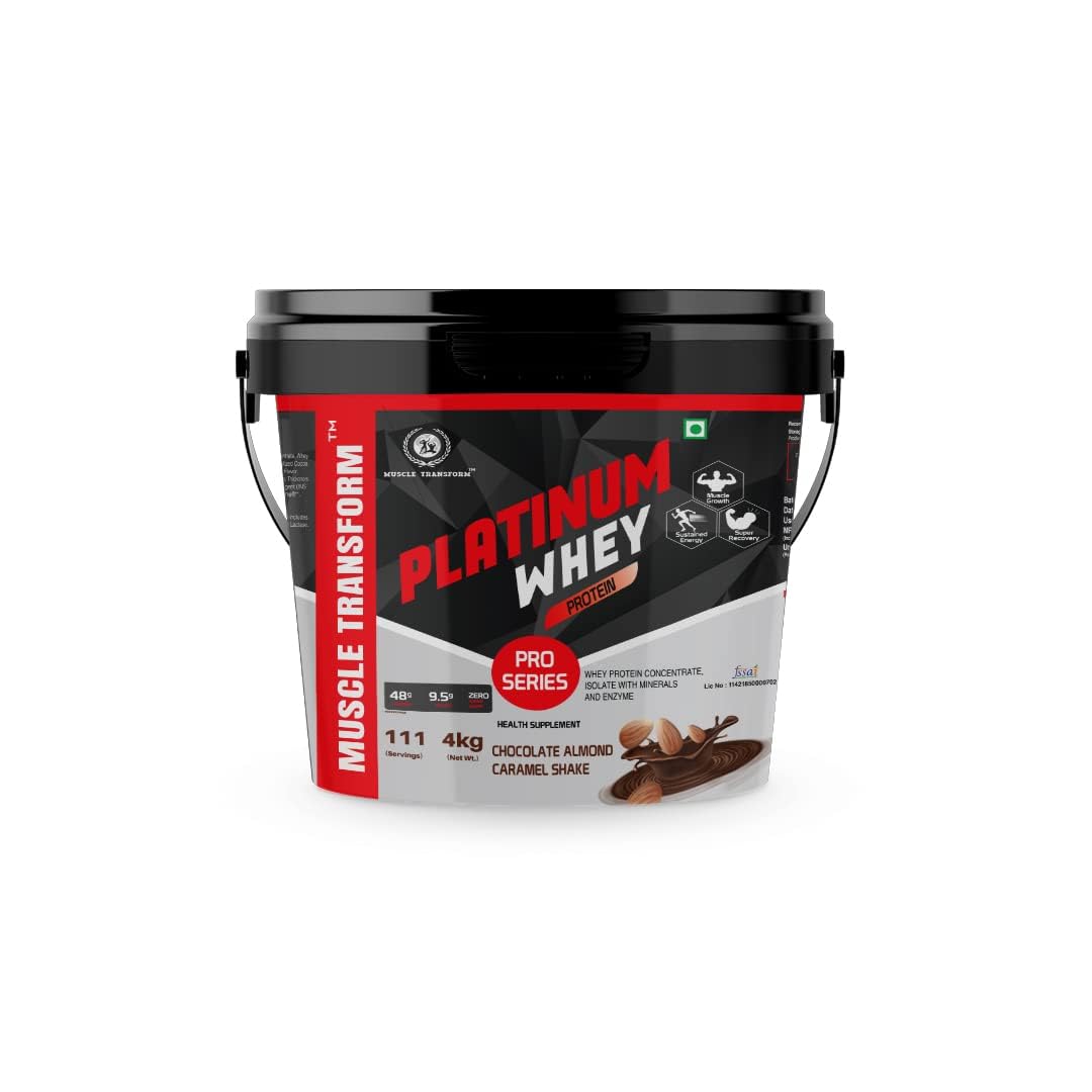 PLATINUM WHEY PROTEIN POWDER FOR LEAN MUSCLE GAINING | BLEN OF CONINGSCENTRATE, ISOLATE & HYDROLYSATE| 24GMS PROTEIN PER SERVING | 111 SERVINGS (COLUMBIAN COFFEE)-image-30