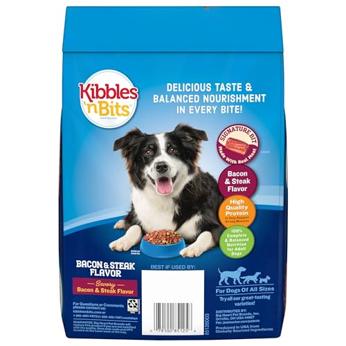 Kibbles 'N Bits Savory Bacon & Steak Flavor Dry Dog Food thumb #2