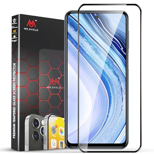 Image of Mr.Shield Top-Notch HD+ Tempered Glass Screen Protector Guard for Redmi Note 9 Pro and Note 9 Pro Max (6.67 Inch), 9H Hardness, Military Grade Protection, Easy Installation kit