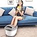 Foot Spa with Heat and Massage Bubbles, Foot Bath Massager w/Motorized Shiatsu Massage Ball and Maize Roller, Foot Pedicure Stone Soaker, Adjustable Temperature Control, Red Light, Multi-Modes