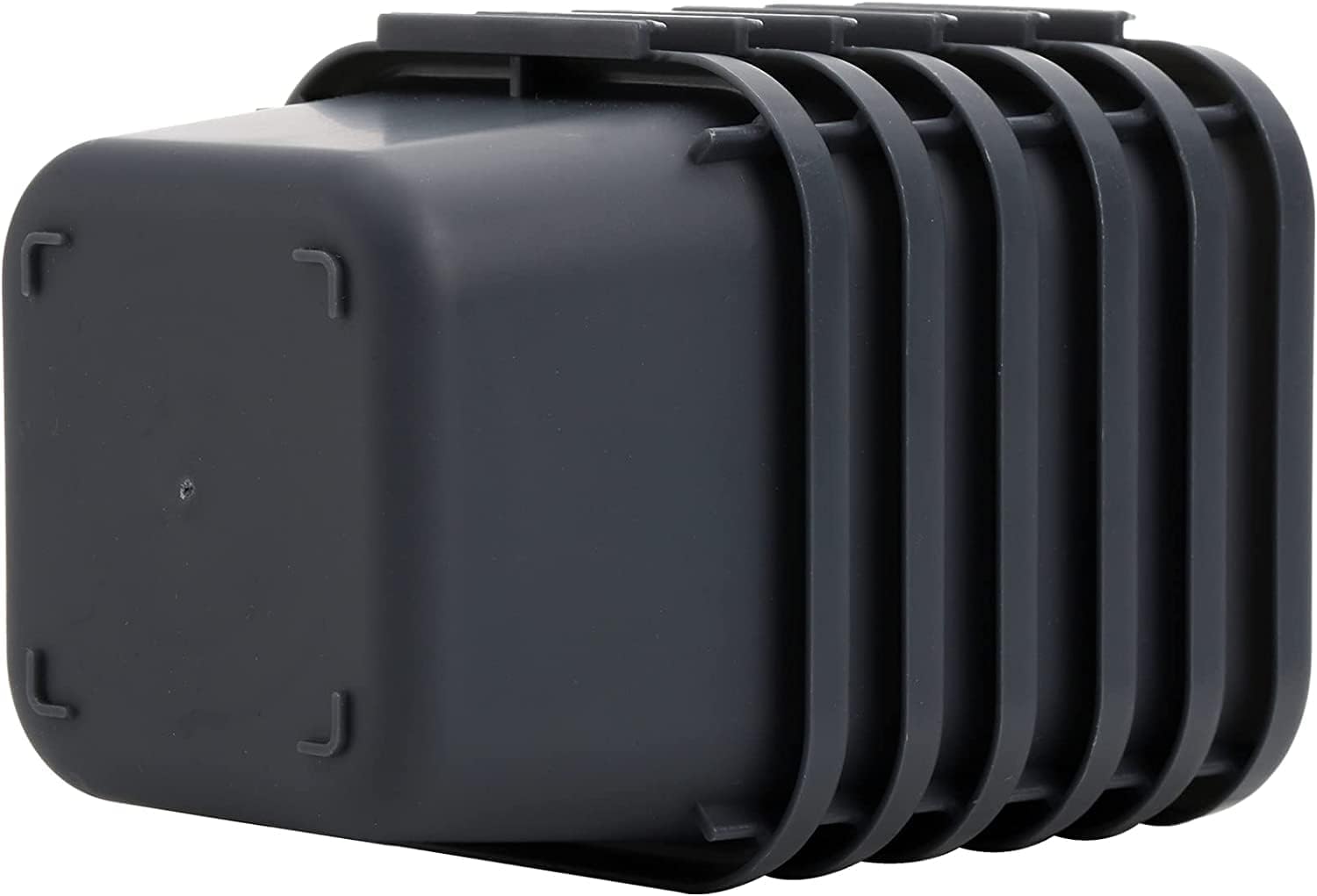 WUWEOT 42-teilige Schubladen Ordnungssystem Schubladen Organizer Schubladeneinsatz Aufbewahrungsbox Schreibtischschubladen Organizer für Kosmetik Schreibtisch Büro Bad Küche Weiß und Dunkelgrau