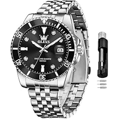 black silver watch for men