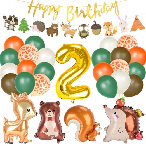 MINISOISO Geburtstag Deko 2 Jahr, Kindergeburtstag Deko, Riesen...