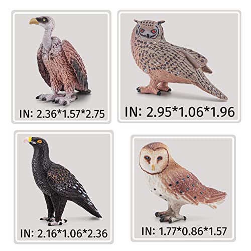 Atralo Service Four Piece Wild Bird Figurine Set #TOP3