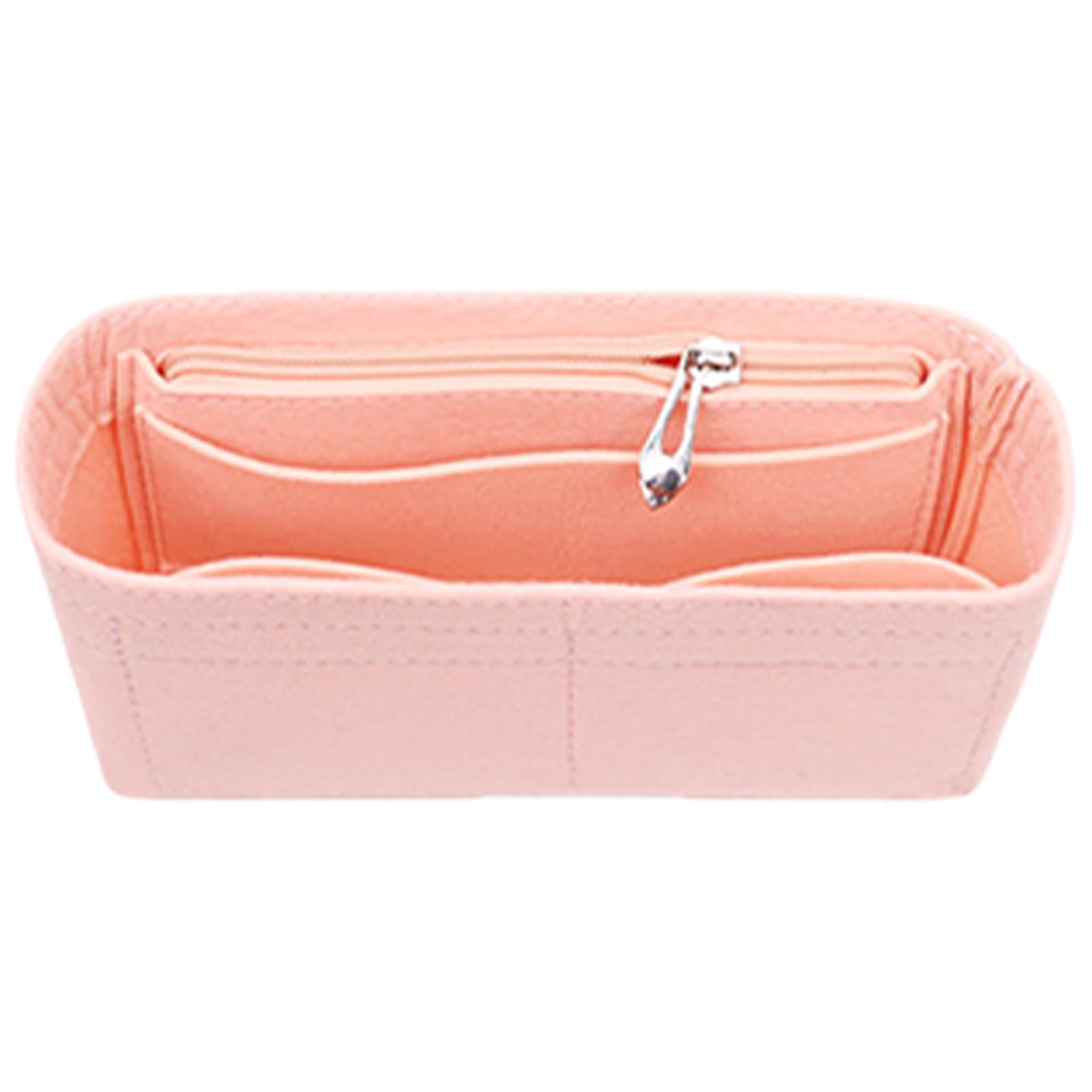 Hsioluted A Multi Compartment Handbag Liner Felt For Shoulder Bags Soft Handbags Storage Solution Travel Makeup Organization Fashionable Insert