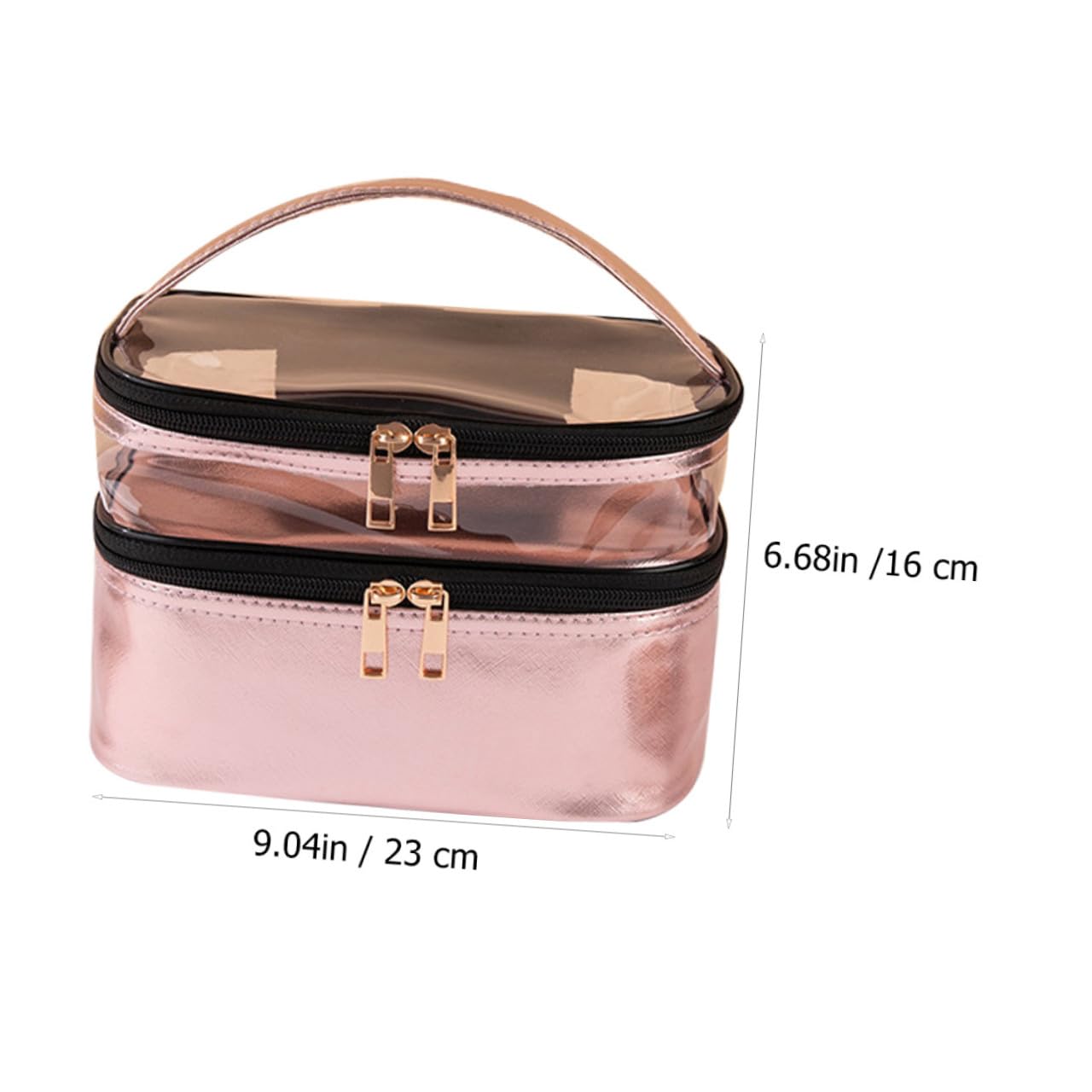 Beaupretty Neceser De Viaje Compacto con Múltiples Compartimentos Organizador De Maquillaje Y Diseño Resistente.