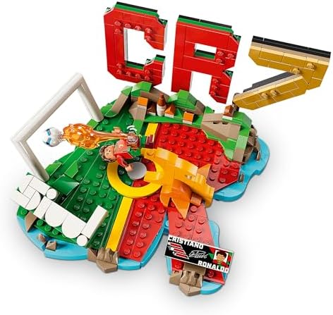 LEGO Editions Cristiano Ronaldo – Football Highlights Toy - 3D Display Model Kit w/Collectible Minifigure - Kids' Room Decor - Gift for 10+ Year Old Boys, Girls & Adult Sports Fans - 43012 - View 5