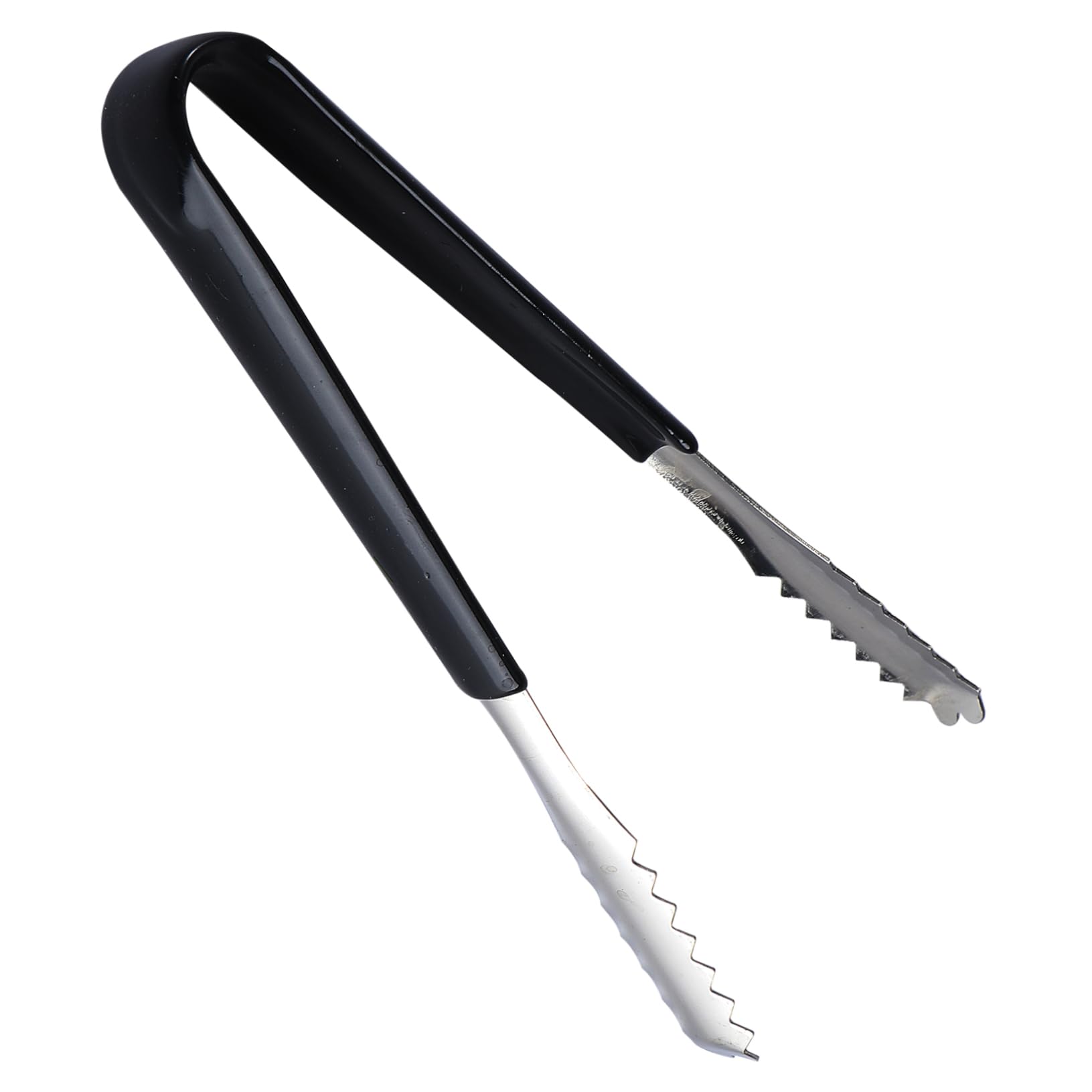 CIYODO Ice Cube Tongs Small Ice Clip Stainless Steel Tongs Rubber Handle Trays for Freezer Kitchen Tool