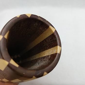 寄木細工　一輪挿し　花瓶 Amazon.co.jp: 箱根 寄木細工 花瓶 一輪挿し 無垢 木工芸