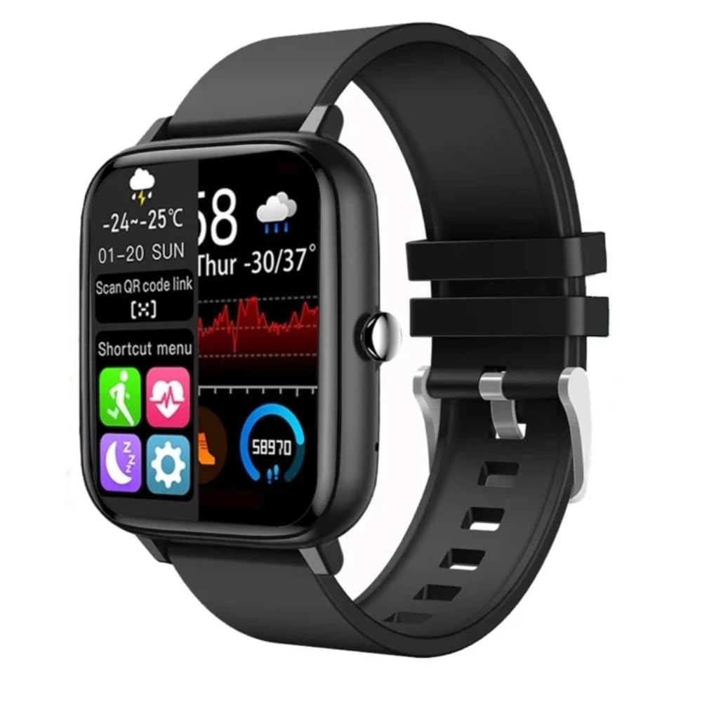 Elevea ( Now OR Never Deal with 15 Years Warranty ) Bluetooth Calling Smart Watch with Heart Rate, Pedometer, Waterproof, Best Use for Men Women