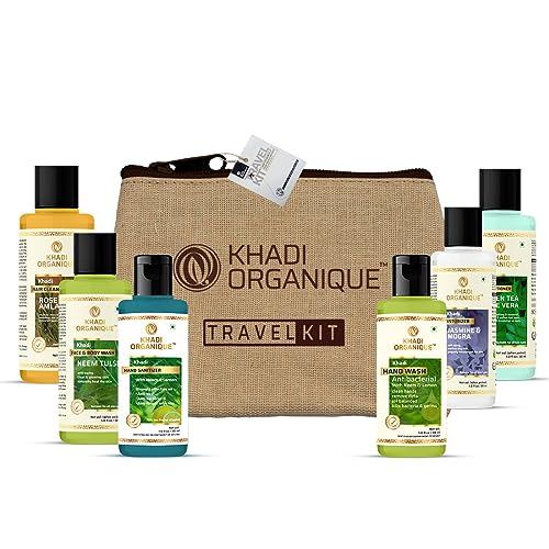 Image of Khadi Organique Grooming All in One Travel Kit Men & Women (Travel Kit New-6)