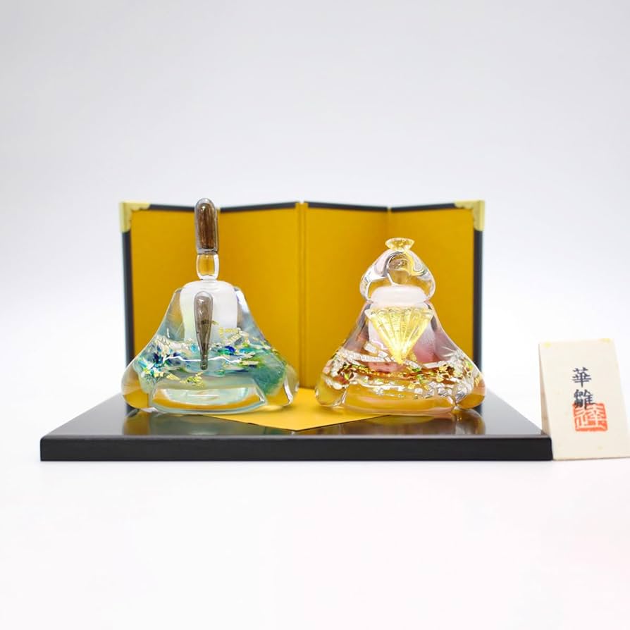 Amazon | ガラスのお雛様 glass calico グラスキャリコ 華雛