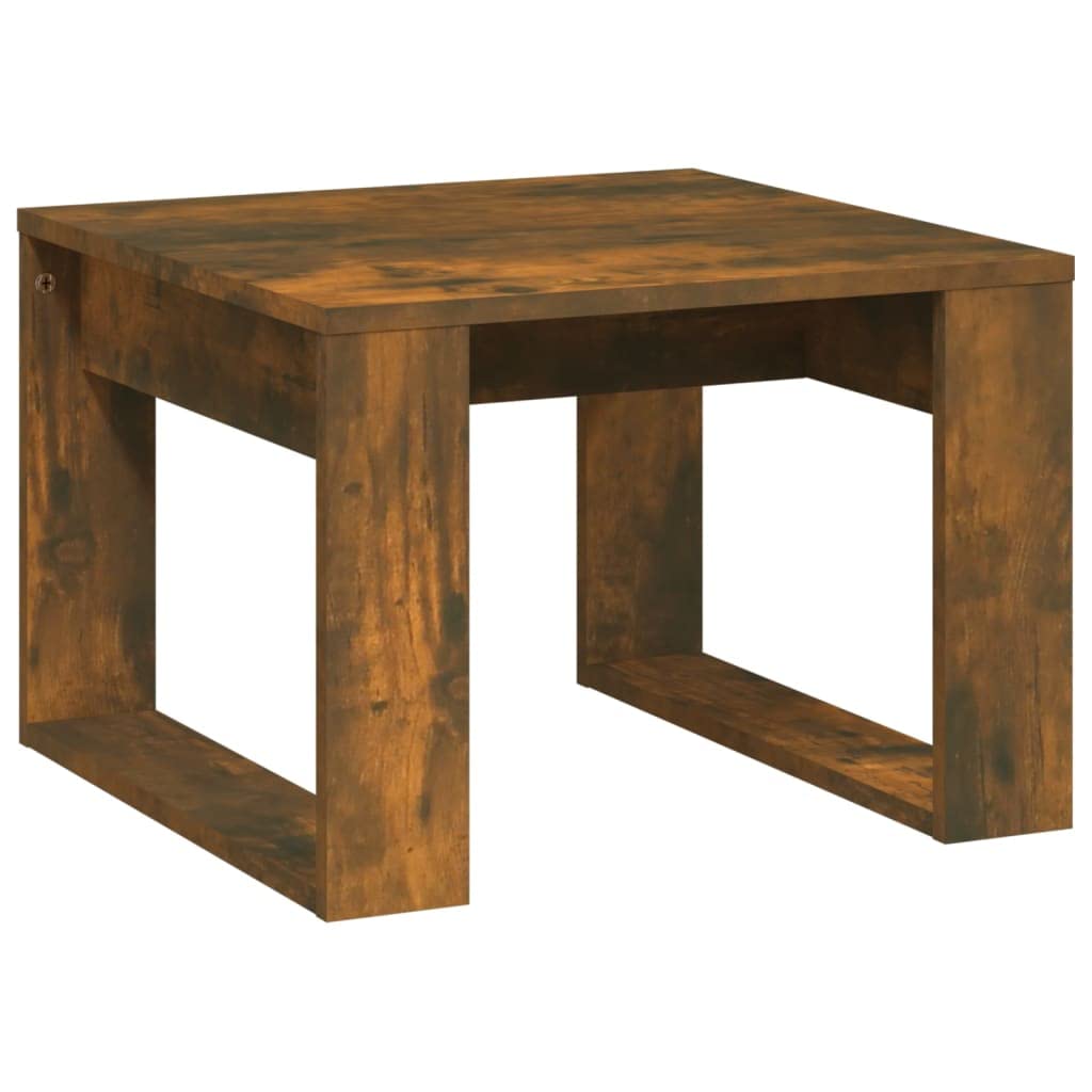 vidaXL Side Table Living Room Bedroom Hallway Furniture End Sofa Console Couch Tea Telephone Lamp Coffee Table Smoked Oak Engineered Wood