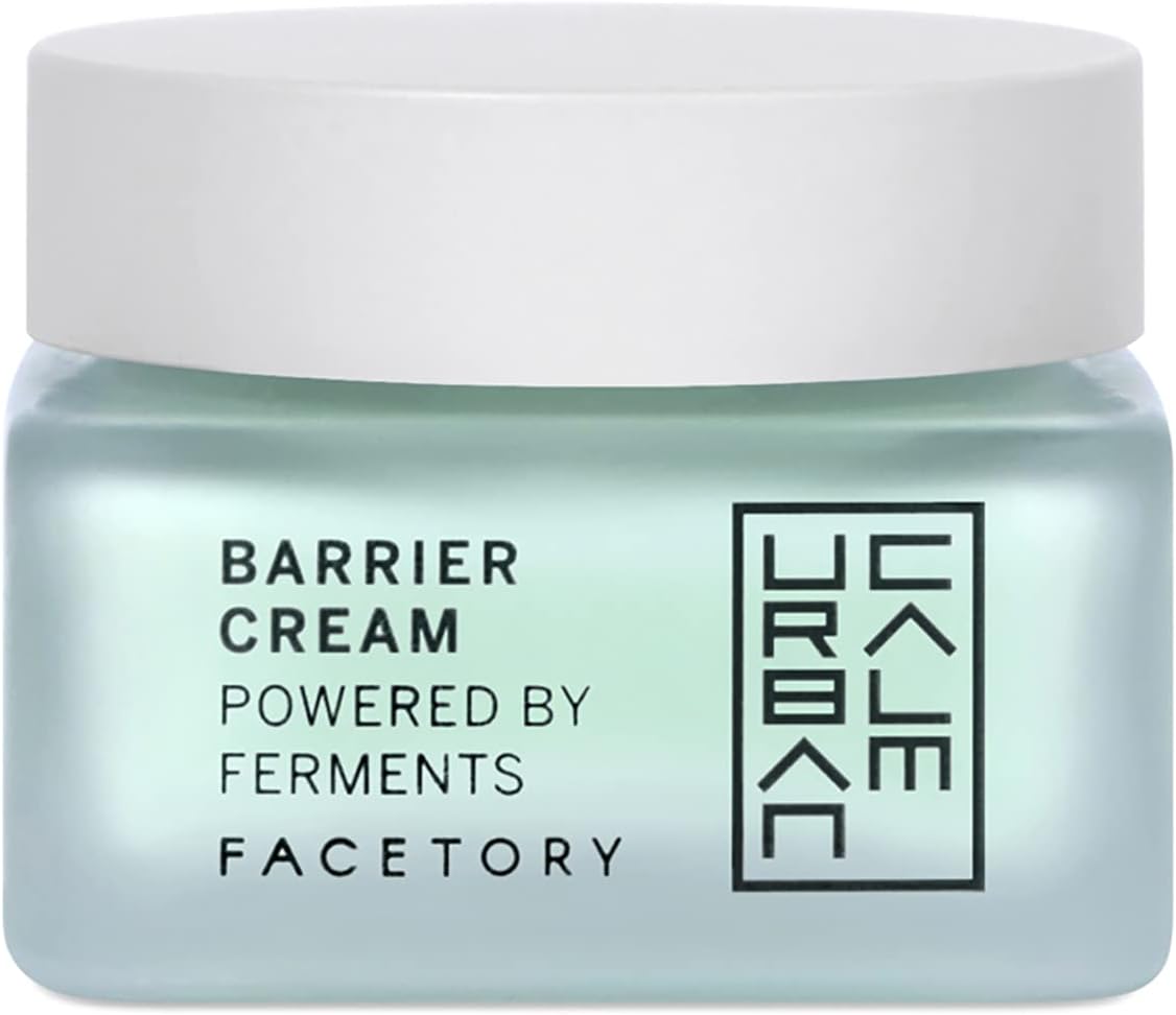 FACETORY Urban Calm Barrier Cream with Fermented Honeybush and Hyaluronic Acid - Moisturizing and Firming Cream - For All Skin Types - 50g/1.69 fl oz