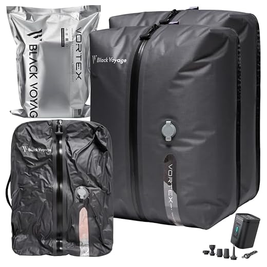 Do vacuum bags make luggage lighter Black Voyage Reusable Compression Travel Bags