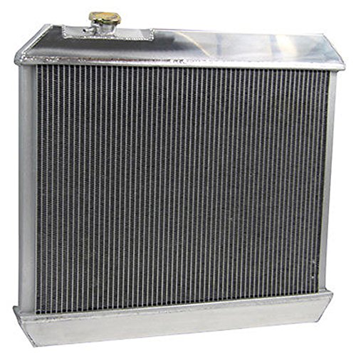OzCoolingParts 61-66 Chevy GMC C/K-Series Radiator, 4 Row Core Aluminum Radiator for 1961-1966 1962 1963 64 65 Chevy GMC C/K 10 20 30 Trucks Suburban Pontiac Olds V8 - Thumbnail 5