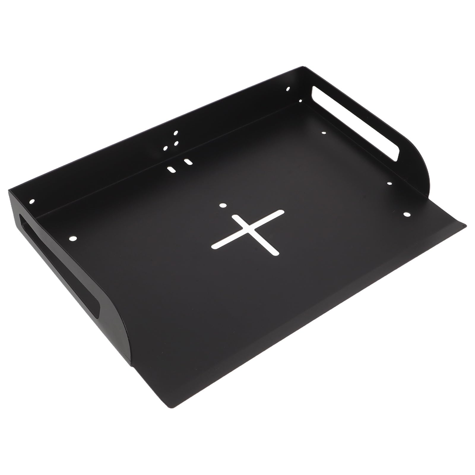 Soporte de Bandeja de Pared para Proyector y Cámara, Estante de Metal Negro Alta Capacidad de Carga para Optimizar Espacio en Cine en Casa
