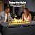 SUNSHINE VALLEY Propane Gas Fire Pit Table 57" 0utdoor Firepit Table Rectangular Wood-Like Tabletop with Glass Rock, Black Outdoor Fire Pit for Patio Outdoor Outside Garden Backyard Deck