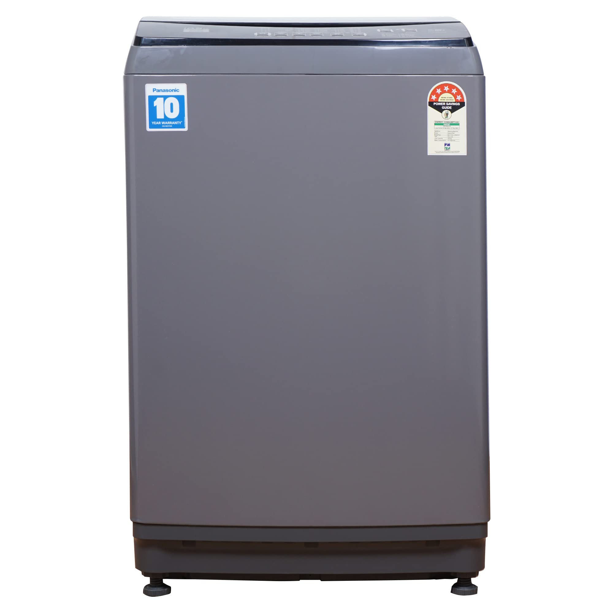 Panasonic 10.5 kg 5 Star Fully Automatic Top Load Washing Machine (Aqua Spin Rinse, NA-F105L1CRB, Dark Grey)