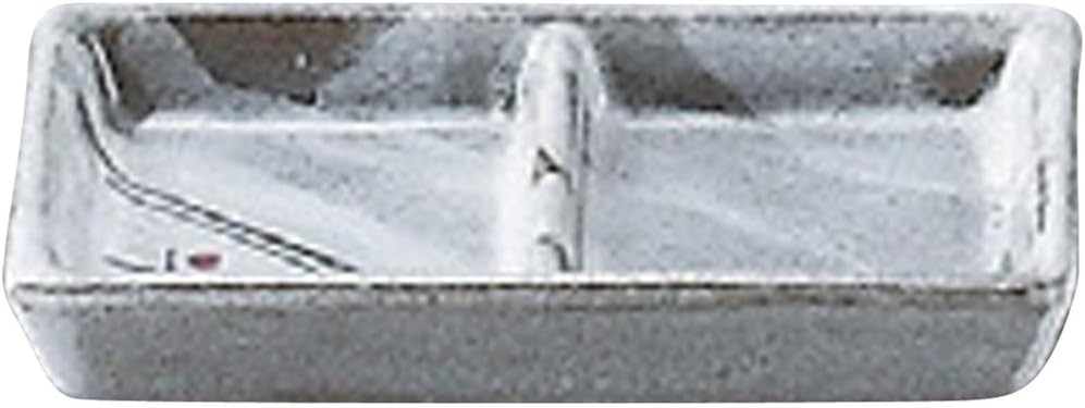 Yamasita Craft 11518360 Akebono Futakiri and Sushi Plate, 3.0 x 4.8 x 0.9 inches (7.5 x 12.2 x 2.3 cm)