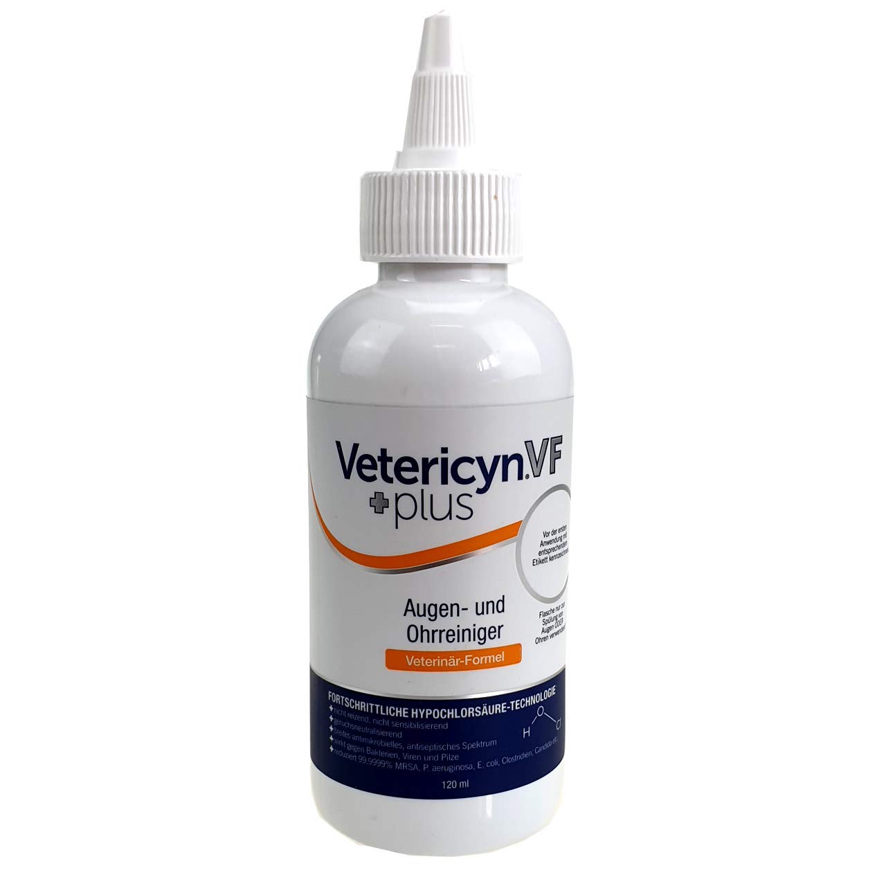 ecuphar120ml Vetericyn VF Plus Eye & Ear Cleaner, 120ml Eye & Ear Cleaner