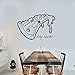 Produktbild xinyouzhihi Pizza Pizzeria Logo Schild Essen Restaurant Aufkleber Vinyl Kunst Wandtattoo Dekoration Küche Wandbild Remo 111x75cm