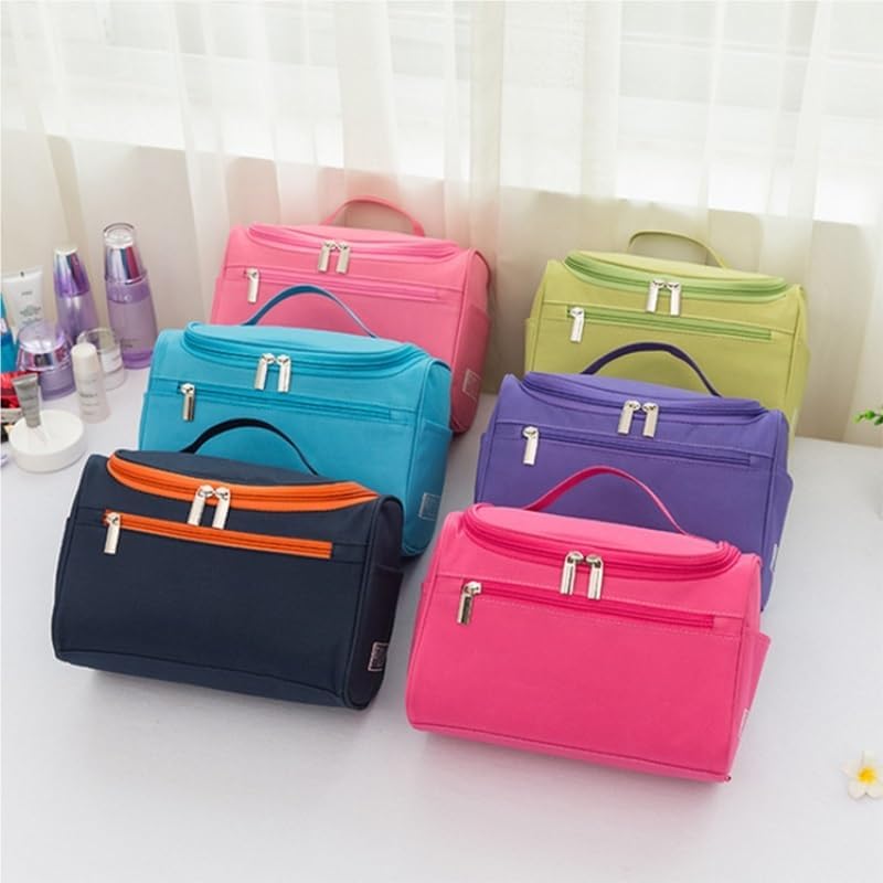 Polyester Hand held Cosmetic Bag Travel Storage Toiletry Bags image 2