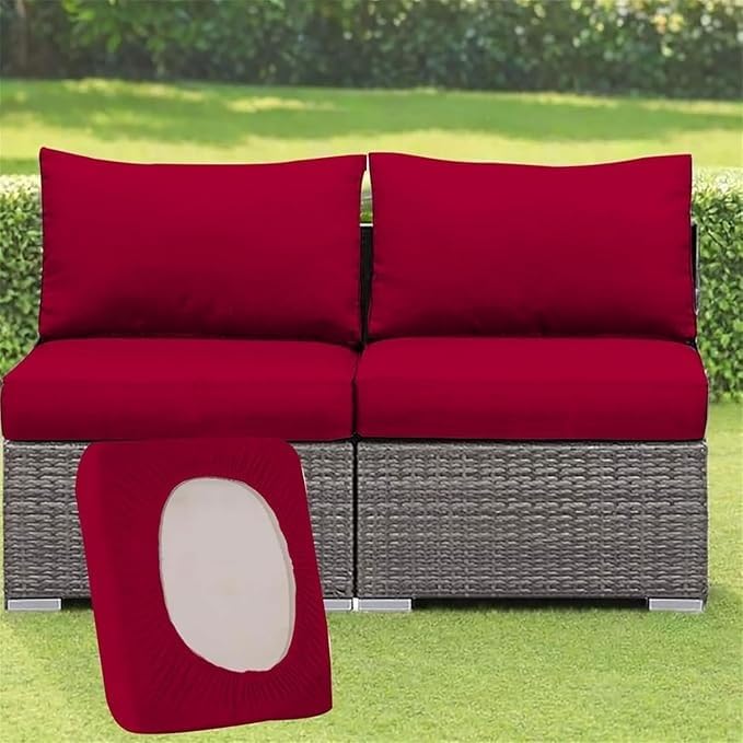 Housse de coussin extensible pour sauver vos vieux sièges de jardin de la pluie et des taches