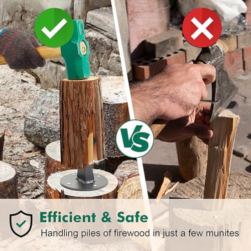 Fendeuse de bois manuelle pour couper le petit bois sans effort ni danger