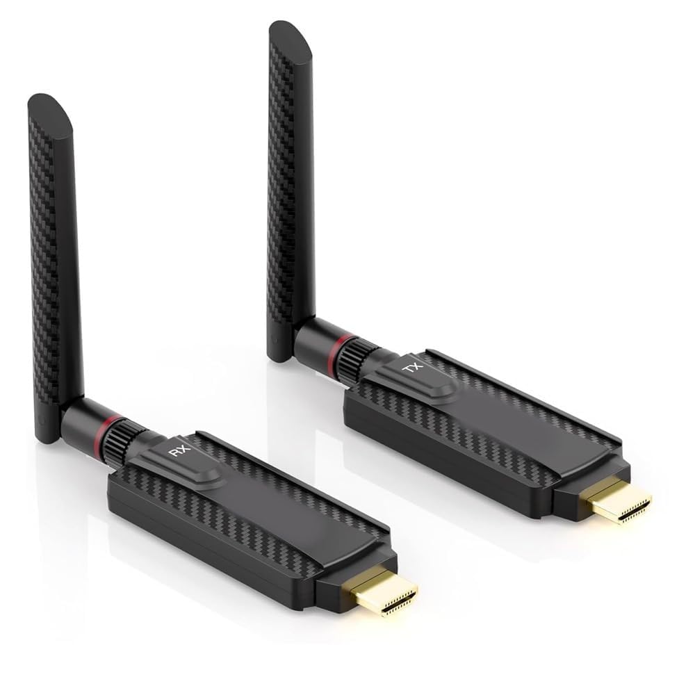 CARECASE Wireless 200M HDMI Transmitter and Receiver, Plug and Play, 656FT Long Range 2.4G/5G 1080P HD Output Wireless HDMI Extender Kit for Streaming Video/Audio from Laptop, PC to HDTV.(k)-image-25