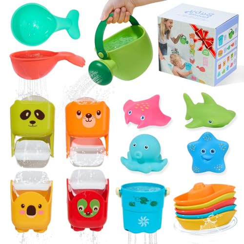 17PCS Mold Free Bath Toy Set