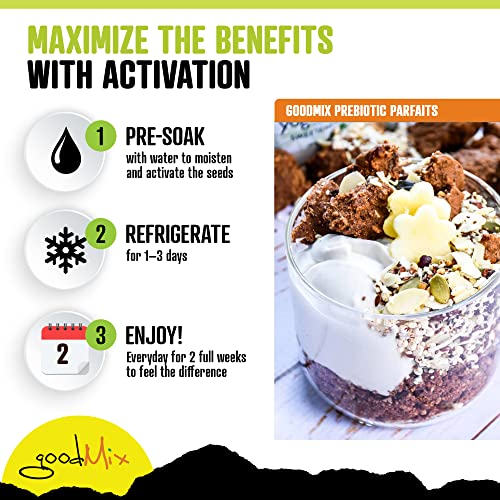 Blend 11 - Low Fodmap Certified / Ibs Relief Organic High Fiber Cereal - Goodmix Superfoods - 25 Oz #TOP6