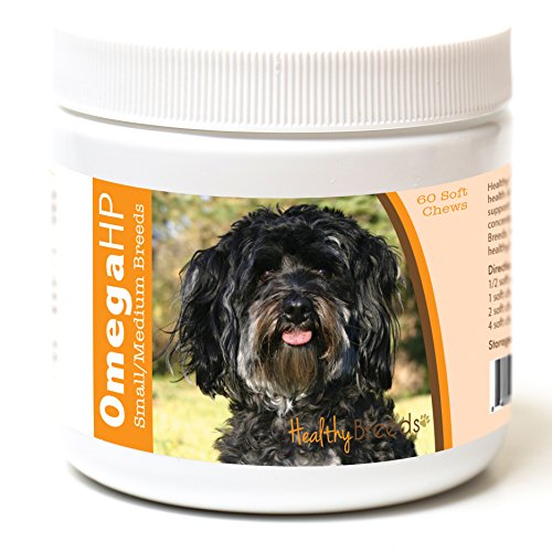 Image of Healthy Breeds Maltipoo Omega HP Fatty Acid Skin and Coat Support Soft Chews 60 Count