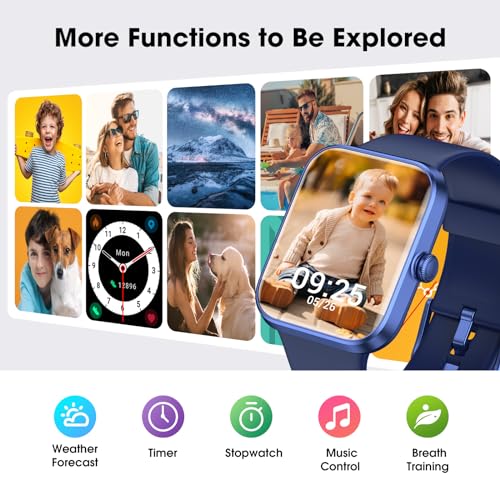 Imzuc Smart Watch for Women Men, Fitness Tracker Watch with Heart Rate Monitor, Sleep, SpO2 Tracker, 5ATM Waterproof Smartwatch Sports Watch Compatible with Android iOS Phones Step Calories Counter - Thumbnail 5