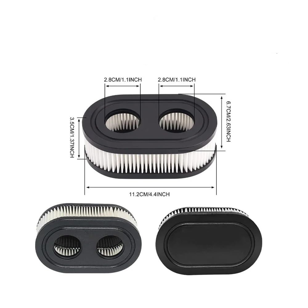 Filtro de Aire de Repuesto for cortacésped, Accesorio Compatible con 798452, 593260, 5432, 5432K, Herramienta de Limpieza, 5 o 10 Uds.(10pcs)