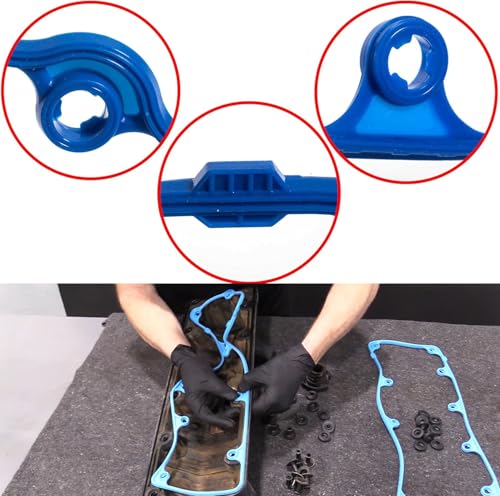 Image of VS50564R Engine Valve Cover Gasket Fit for 2002-2015 Ford Crown Victoria E150 /E250 /F150 Heritage Expedition Explorer Mustang Lincoln Town Car Mercury Grand Marquis Mountaineer 4.6L V8