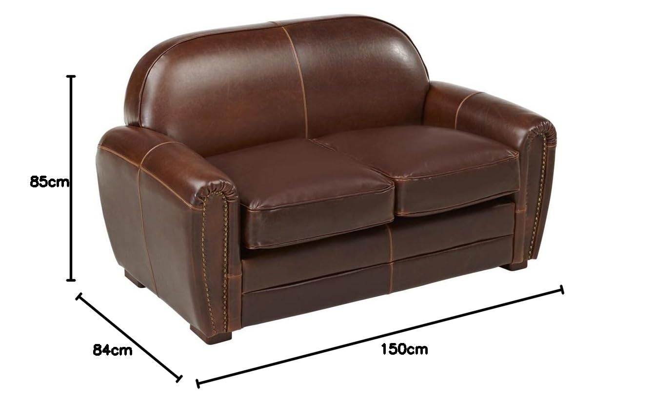 Canapé Cuir 2 Places Marron Stressless Ekornes - Relaxation - Occasion