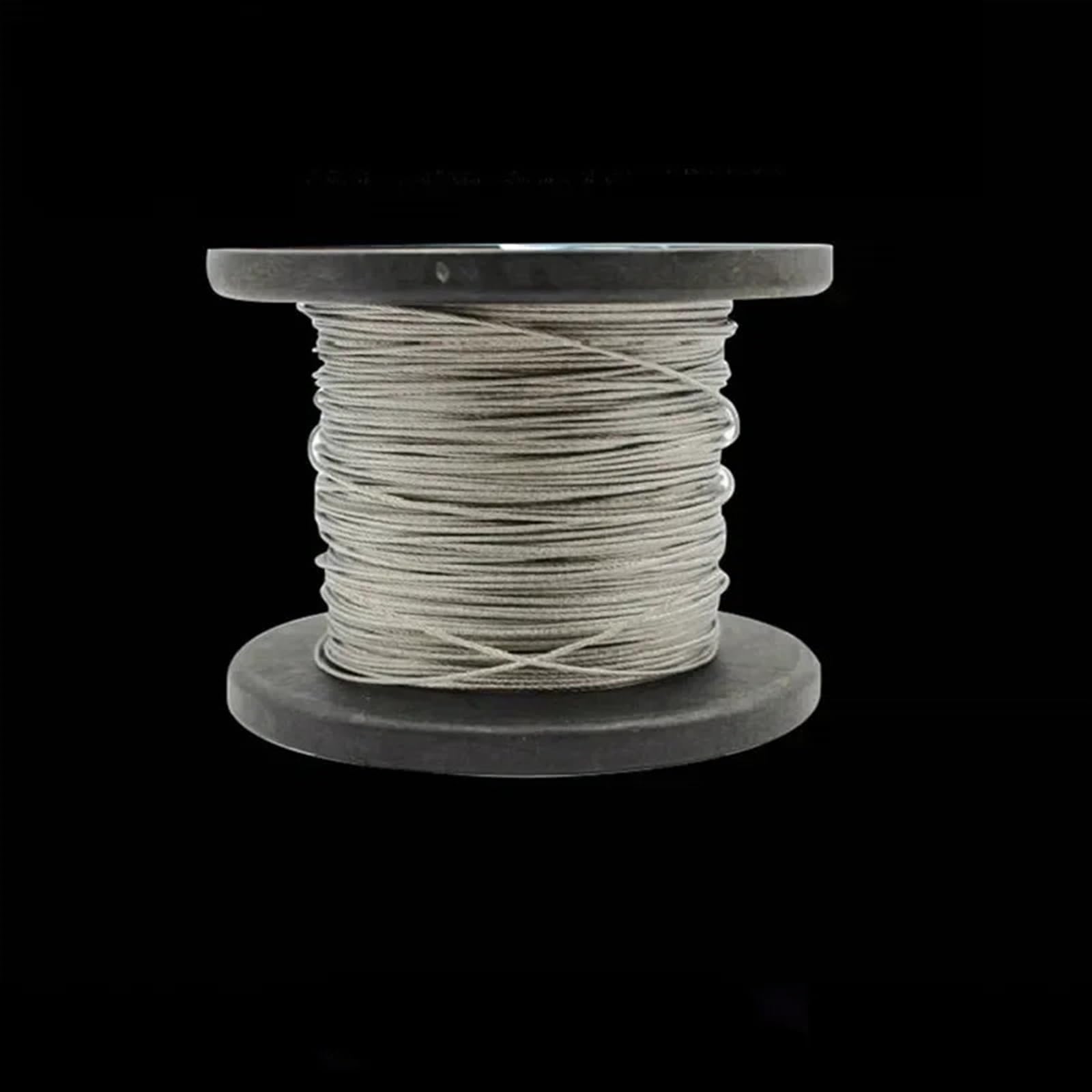 50M/100M 304 Fune in Acciaio Inox Morbido Cavo di Sollevamento Pesca 7 * 7 Stendibiancheria 1mm/ 1.5mm/2mm Filo Metallico(100m,Diameter 1.5mm)