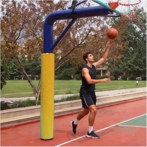 Heavy Duty Basketball Pole Padding - 4ft, 5ft, 6ft Outdoor Foam Cover for Metal Garage Post Protector - All-Weather Column Wraps for Maximum Safety