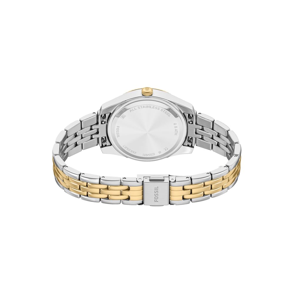 Fossil Scarlette ES5461 - Orologio da donna in acciaio INOX, 32 mm, colore: argento